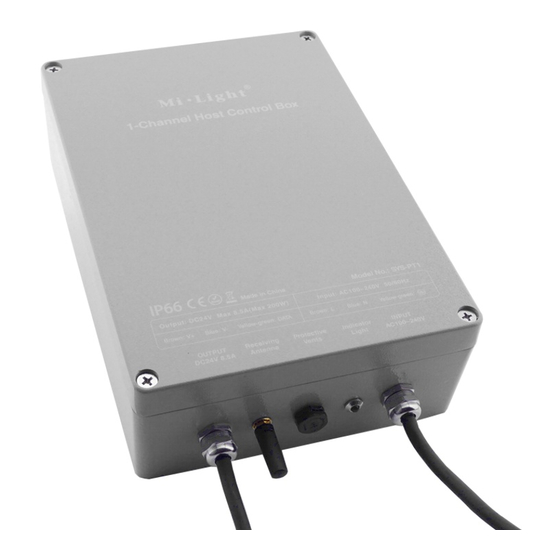 Mi-Light SYS-PT1 Quick Start Manual