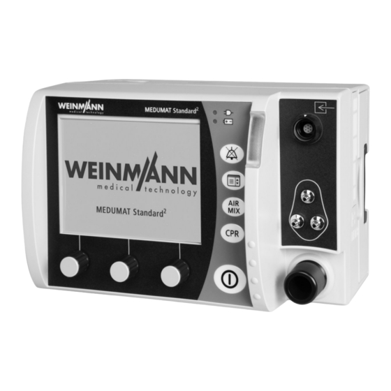 Weinmann MEDUMAT Standard2 Instructions For Use Manual