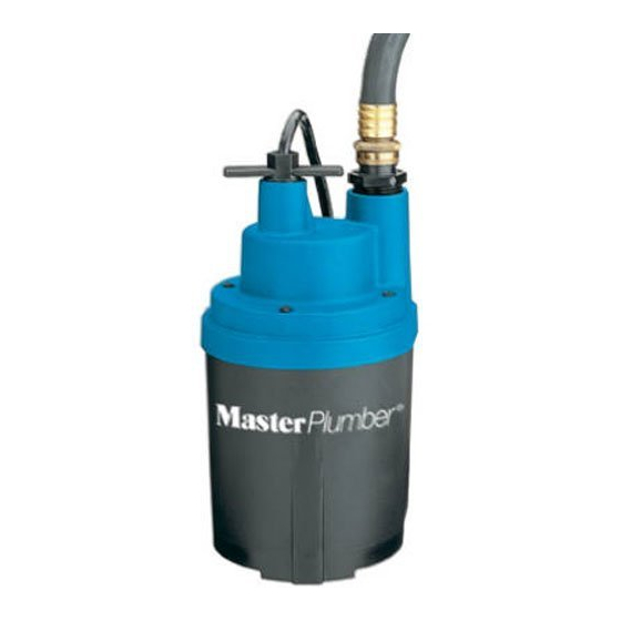 Master Plumber 540106 Owner's Manual