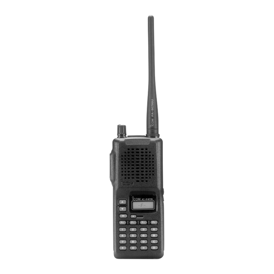 Icom IC-F4TR Service Manual