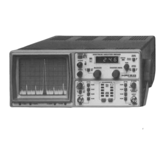 Hameg HM 5005 Manual