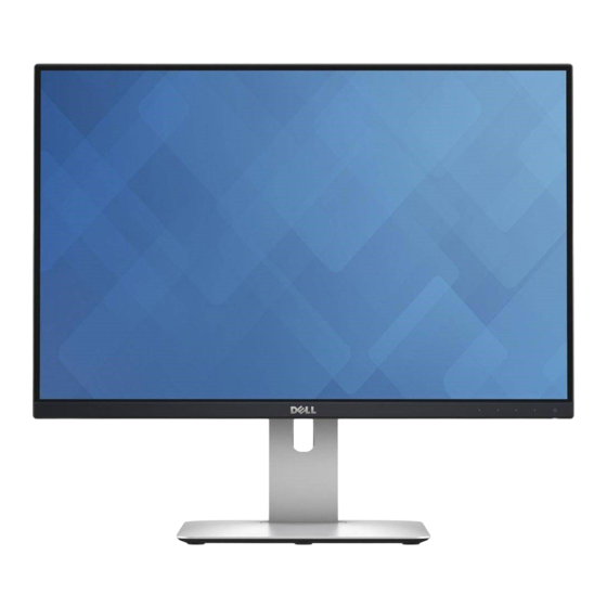 Dell U2715Hc 27-Inch LED-Lit Monitor Manuals