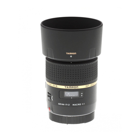 Tamron G005 User Manual