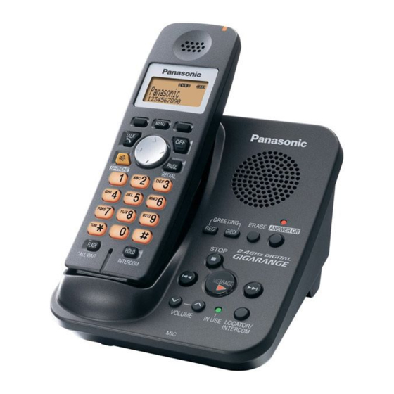 PANASONIC KX-TG3531BXS SERVICE MANUAL Pdf Download | ManualsLib