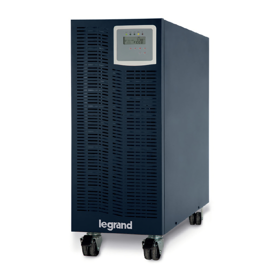 LEGRAND KEOR S 3KVA 1 Operating & Installation Manual