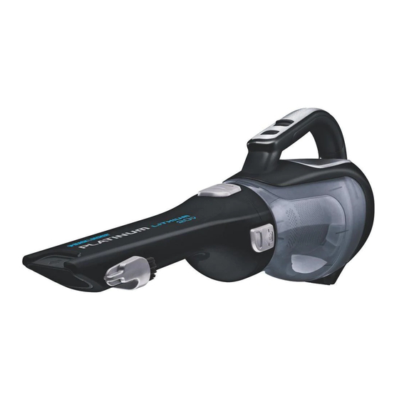 Black & Decker BDH2020FLAAPB 20V Max Lithium-Ion Cordless Flex Car Hand  Vacuum 