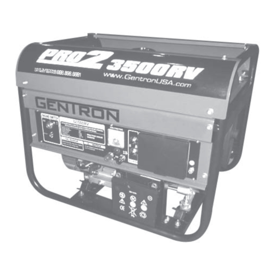 GENTRON 3500RV Owner's Manual