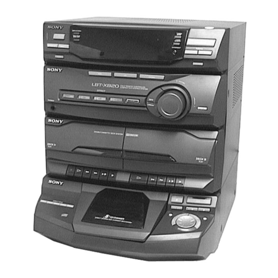 Sony HCD-G2500 Service Manual