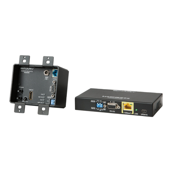 Binary B-540-EXT-330-RS-IPW Installation Manual