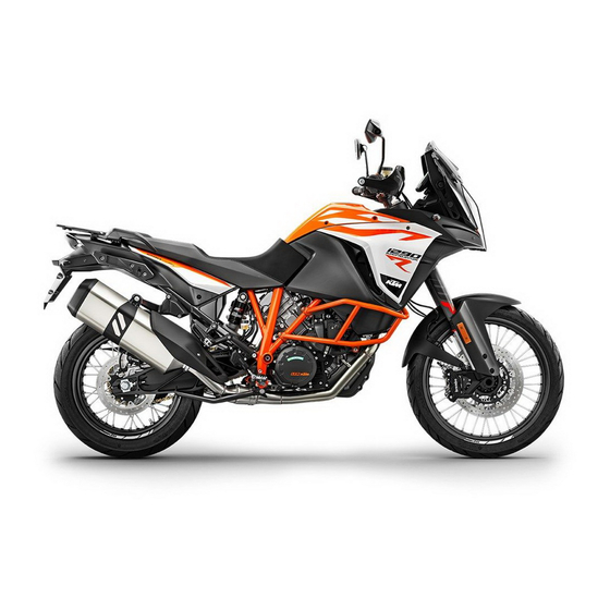 KTM 1290 SUPER ADVENTURE R 2017 Owner's Manual