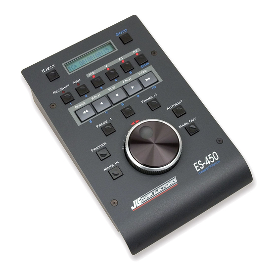 JLCooper Electronics ES-450 J RS-422 User Manual