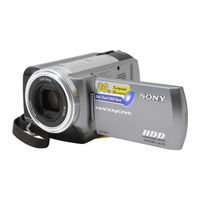 Sony SR60 - 30GB 1MP Hard Disk Drive Handycam Camcorder Operating Manual