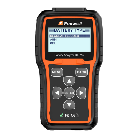 Foxwell BT715 User Manual