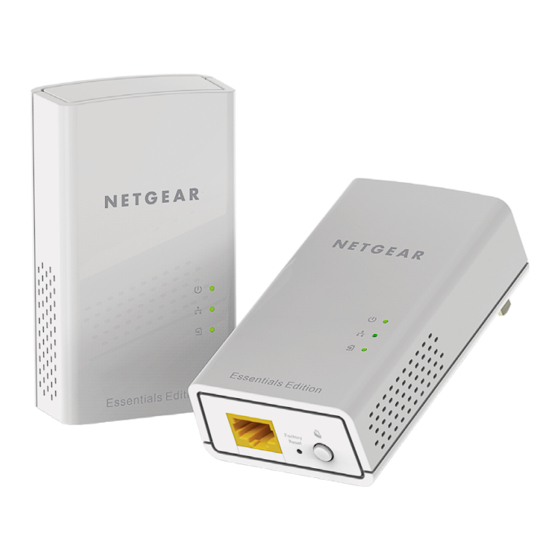 NETGEAR Powerline 1000 Essentials Edition Quick Start Manual