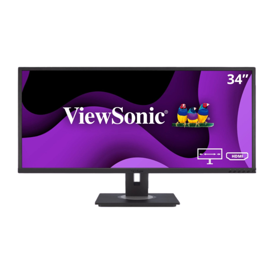 ViewSonic VG3448 User Manual