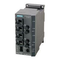 Siemens SIMATIC NET SCALANCE X108 6GK5108-0BA00-2AA3 Operating Instructions Manual