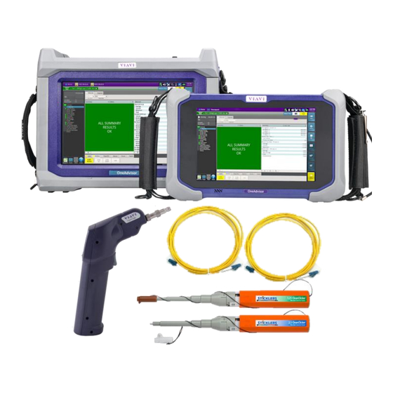 Viavi OneAdvisor 800 400G Module Quick Card User Manual