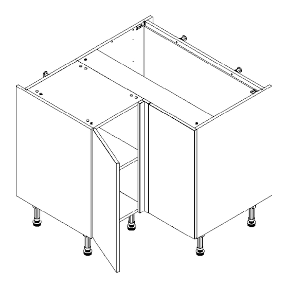 Wren Vogue BASE UNIT 972 Corner Base Fittings Manual