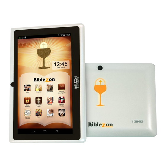 Biblezon CATHOLIC TABLET Manuals