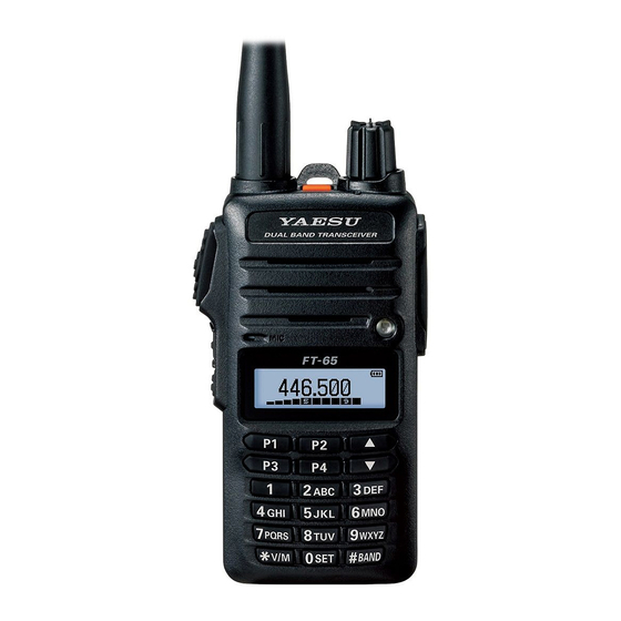 Yaesu FT-65R Quick Manual