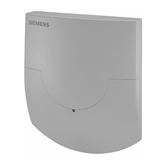 Siemens WT Series Quick Start Manual