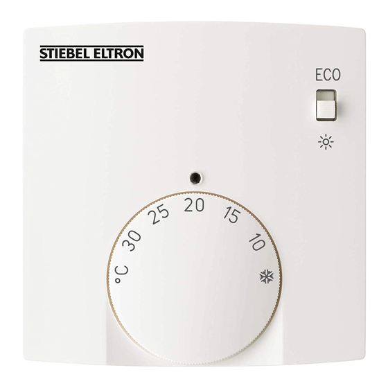 STIEBEL ELTRON SRC C analog Operation And Installation