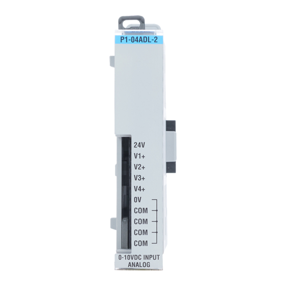 Automationdirect.com Productivity 1000 P1-04ADL-2 Manual