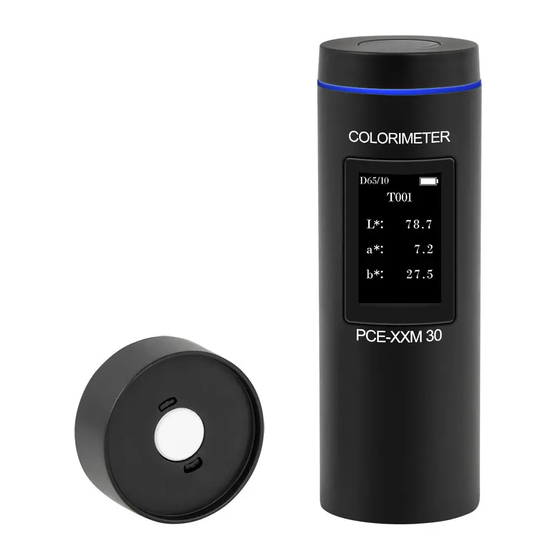 PCE Instruments PCE-XXM 30 User Manual