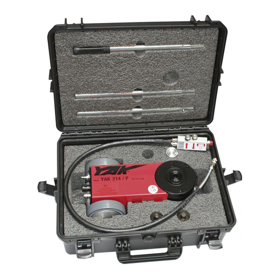 Cattini Oleopneumatica YAK 214/P Operating And Maintenance Manual