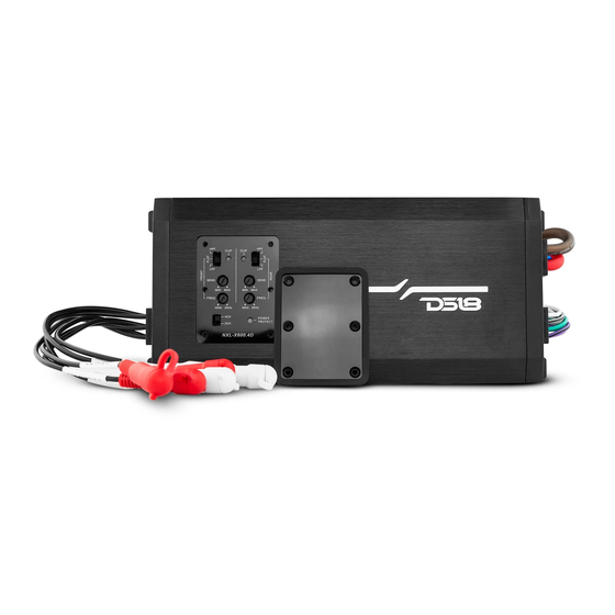 DS18 NXL-X Owner's Manual