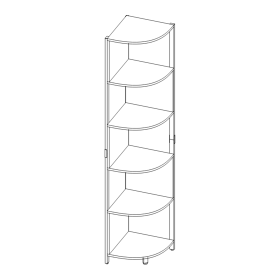 YitaHome FTOFBC-3009 Tall Shelf Manuals
