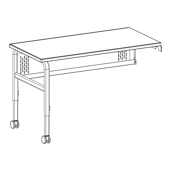 Bretford EDUPST-CTALMP Assembly Instructions Manual
