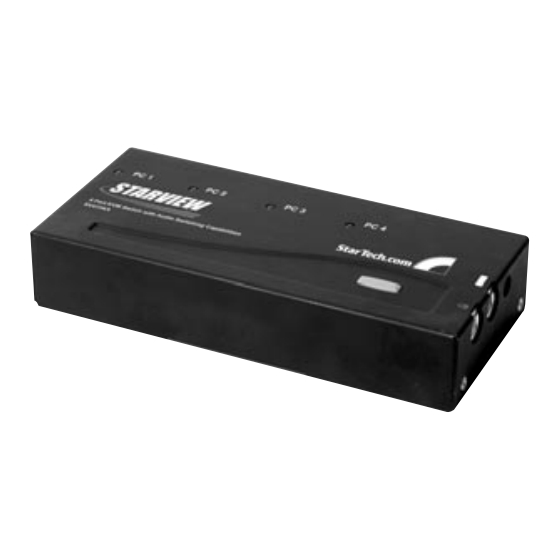 StarTech.com StarView SV211KA Instruction Manual