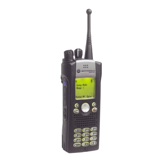 Motorola IMPRES Tetra MTP750 Manuals