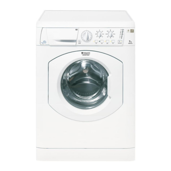 Hotpoint Ariston ARXXL105 Instructions For Use Manual