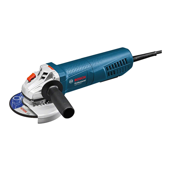 Bosch GWS Professional 9-115 P Original Instructions Manual