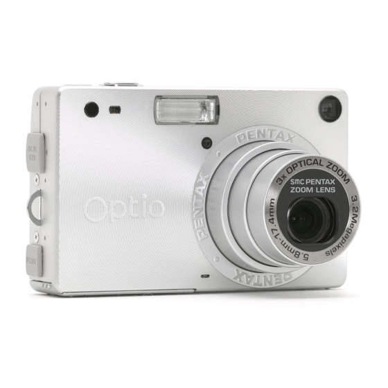 Pentax Optio S Operating Manual