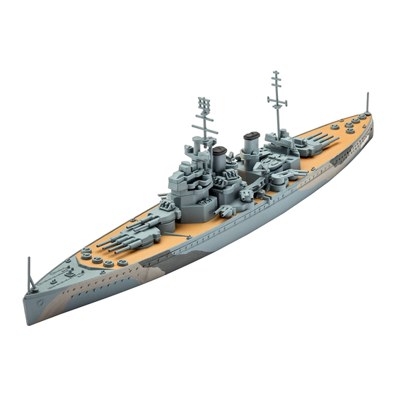 REVELL H.M.S. Prince of Wales Manual