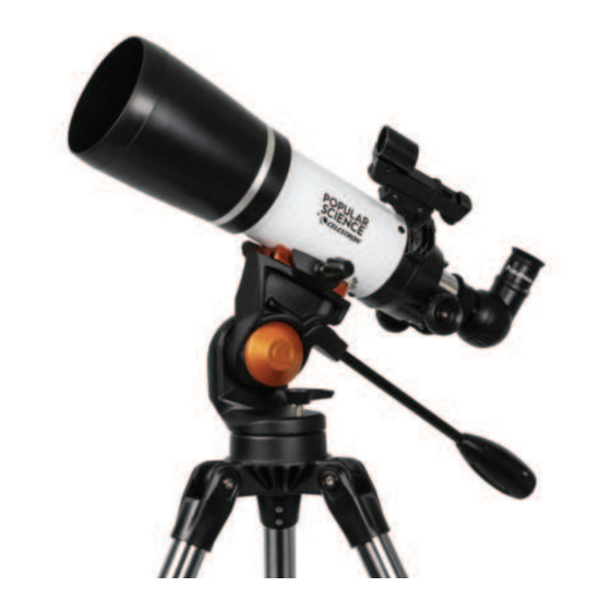 Celestron POPULAR SCIENCE AstroMaster 80AZS Instruction Manual