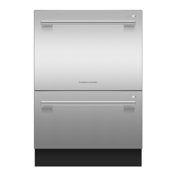 Fisher & Paykel DOUBLE DISHDRAWER DD24DHTI Manuals