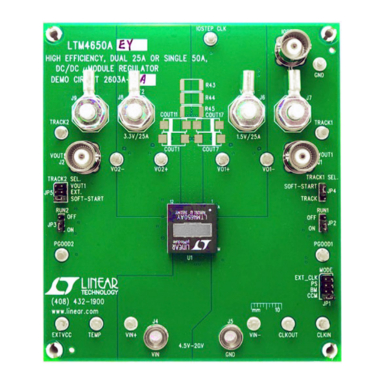 Linear Technology DC2603A-A Demo Manual