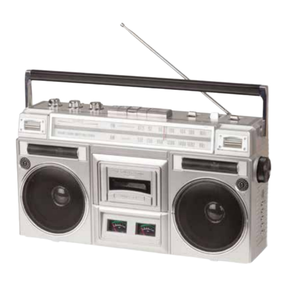 DigiTech Ghetto Blaster CS2473 Instruction Manual
