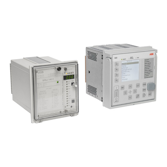 ABB REX615 Installation Manual