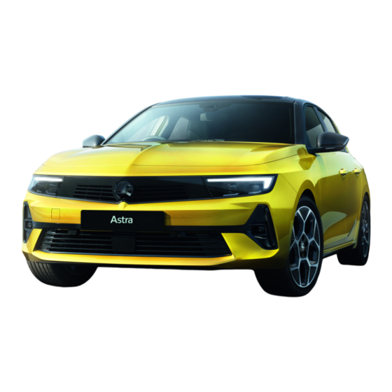 Vauxhall Astra 2023 Owner's Manual
