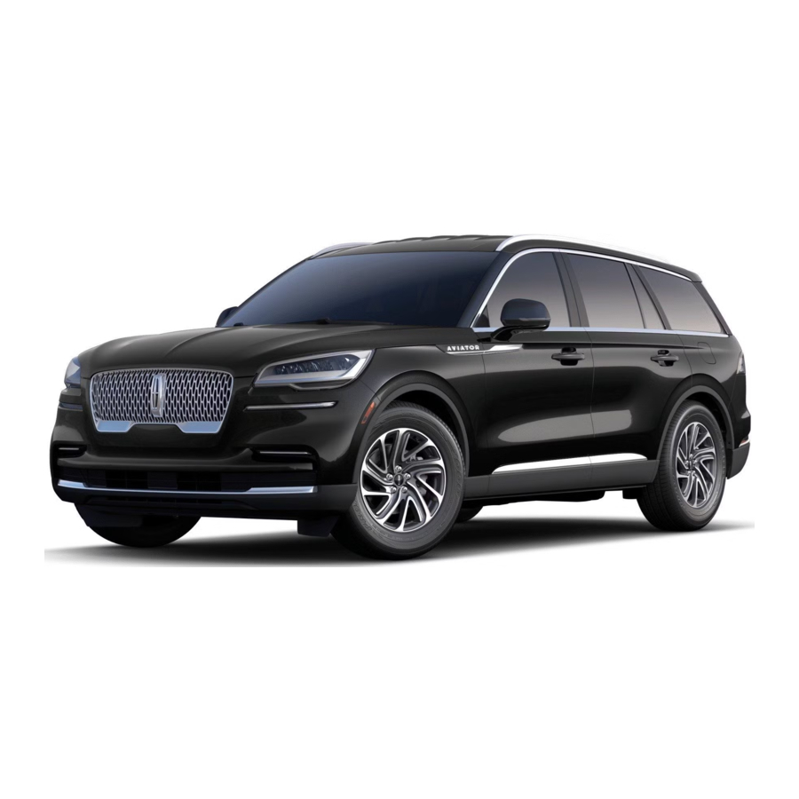 Lincoln AVIATOR 2022 Manual