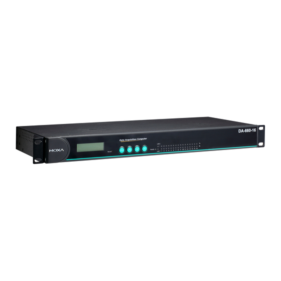 Moxa Technologies ThinkCore DA-660-8 Quick Installation Manual