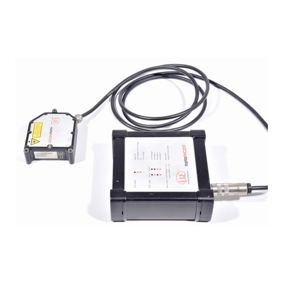MICRO-EPSILON ILD2200-2 Instruction Manual