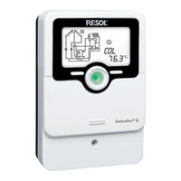 Resol DeltaSol SL Manual