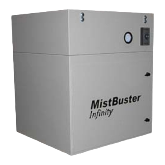 Air Quality Engineering MistBuster Infinity Manuals