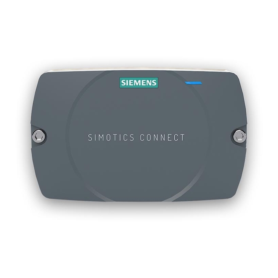Siemens Simotics Connect 400 Operating Instructions Manual